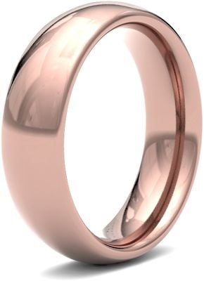 James Moore & Co | 9 karaat roségoud | 6 mm | zwaar | maat traditioneel hof | ag_6ghc-9r AG_6GHC-9R
