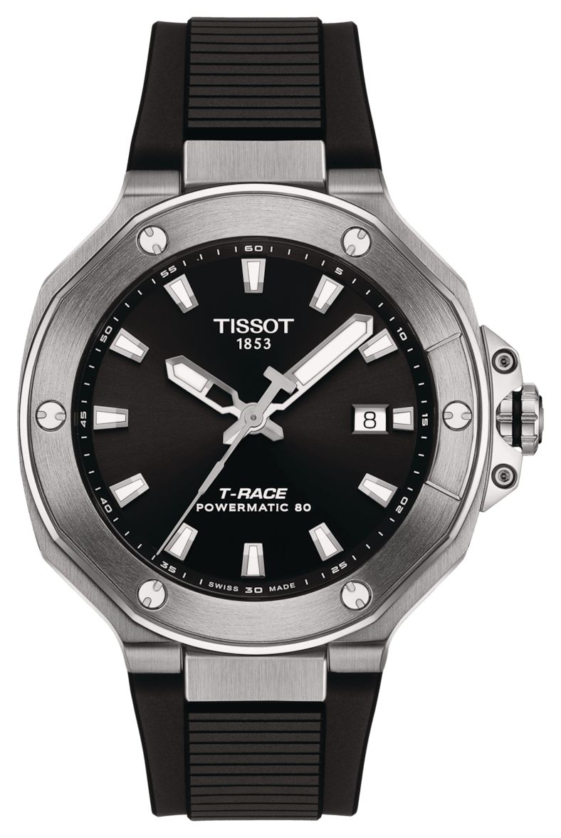Tissot T-race powermatic 80 (41 mm) cadran soleillÃ© noir / montre