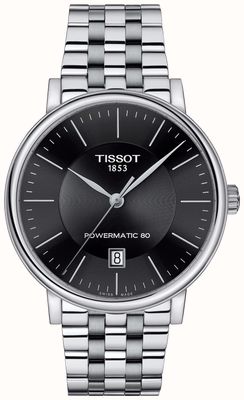 Tissot |カーソンプレミアムパワーマティック80 |自動|黒鋼| T1224071105100