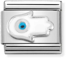 Nomination Classic Hand of Fatima Sterling Silver Enamel Charm 330204/26