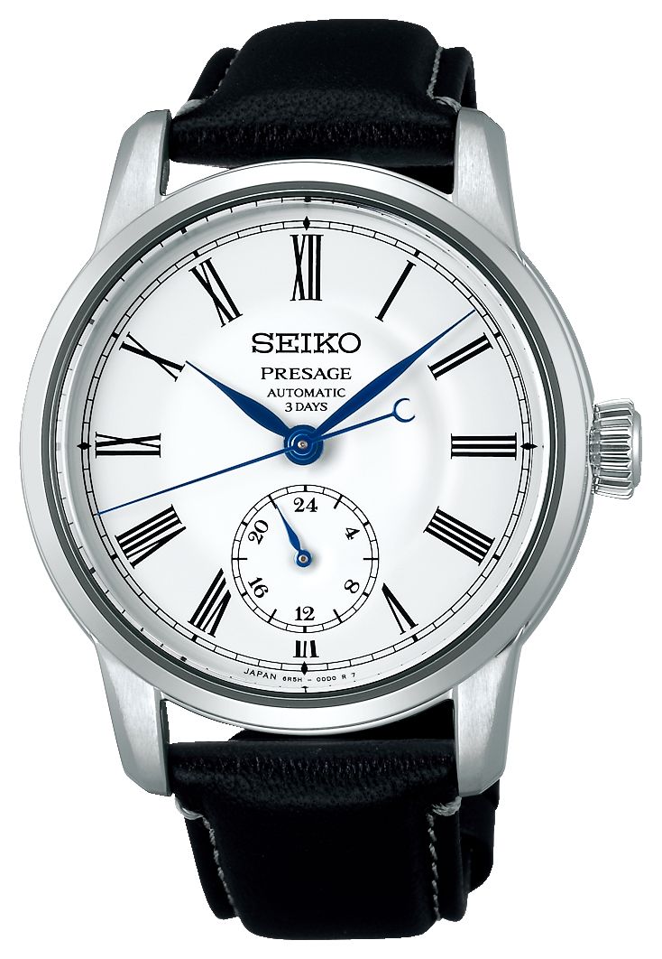 Seiko PrÃ©sage artisanal en Ã©mail avec chiffres romains montre