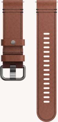 Polar Pulsera de cuero marrón m/l 22mm 910110292