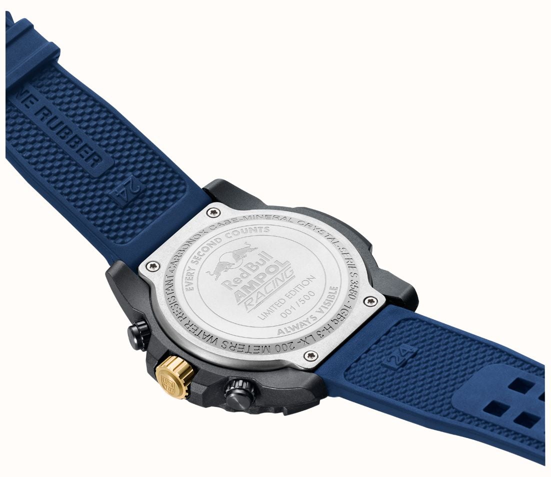 Luminox Red Bull AMPOL Racing 3580 Series Limited Edition (45mm) Blue Dial / Blue EPDM Rubber Strap XS.3581.ARB.N - alternate view 5