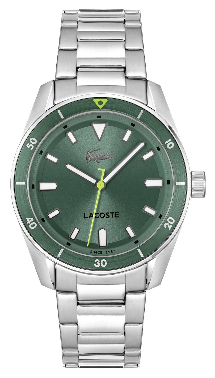 Lacoste Boston quartz (39 mm) cadran vert sauge montre