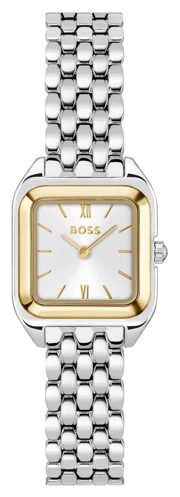 BOSS Mae petite (22 mm) cadran argentÃ© / bracelet en acier montre