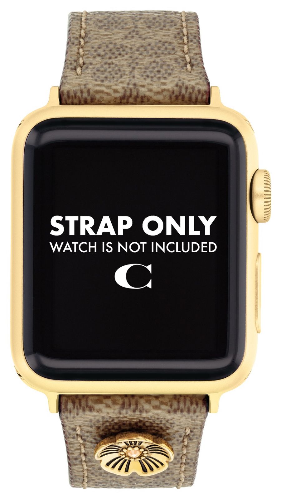 Coach Bracelet Apple Watch (38/40/41mm) bracelet en cuir montre