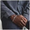 Thomas Sabo Rebel Steel Stainless Steel Curb Chain Bracelet A2251-S01-53-L20 - alternate view 3
