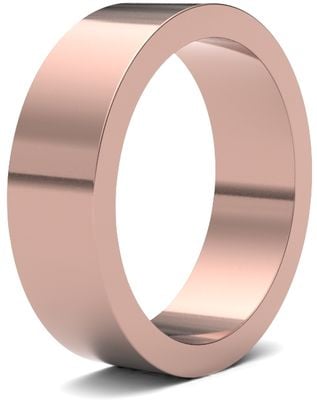 James Moore & Co | Or rose 9 carats | 6 mm | moyen | taille plate | ag_6gmf-9r AG_6GMF-9R