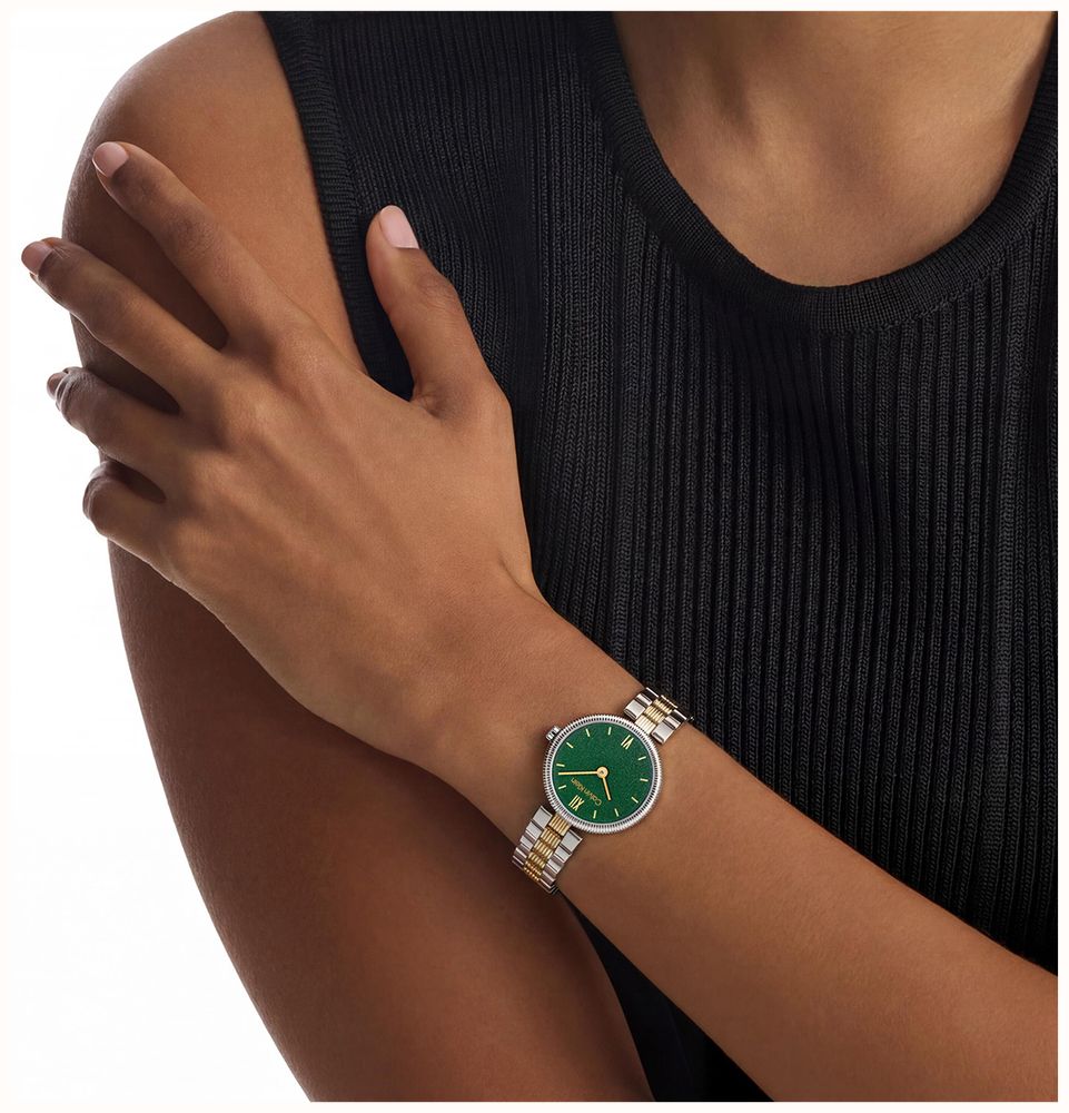 Calvin Klein Gleam (24mm) Green Dial / Stainless Steel Bracelet 25100224 - alternate view 4