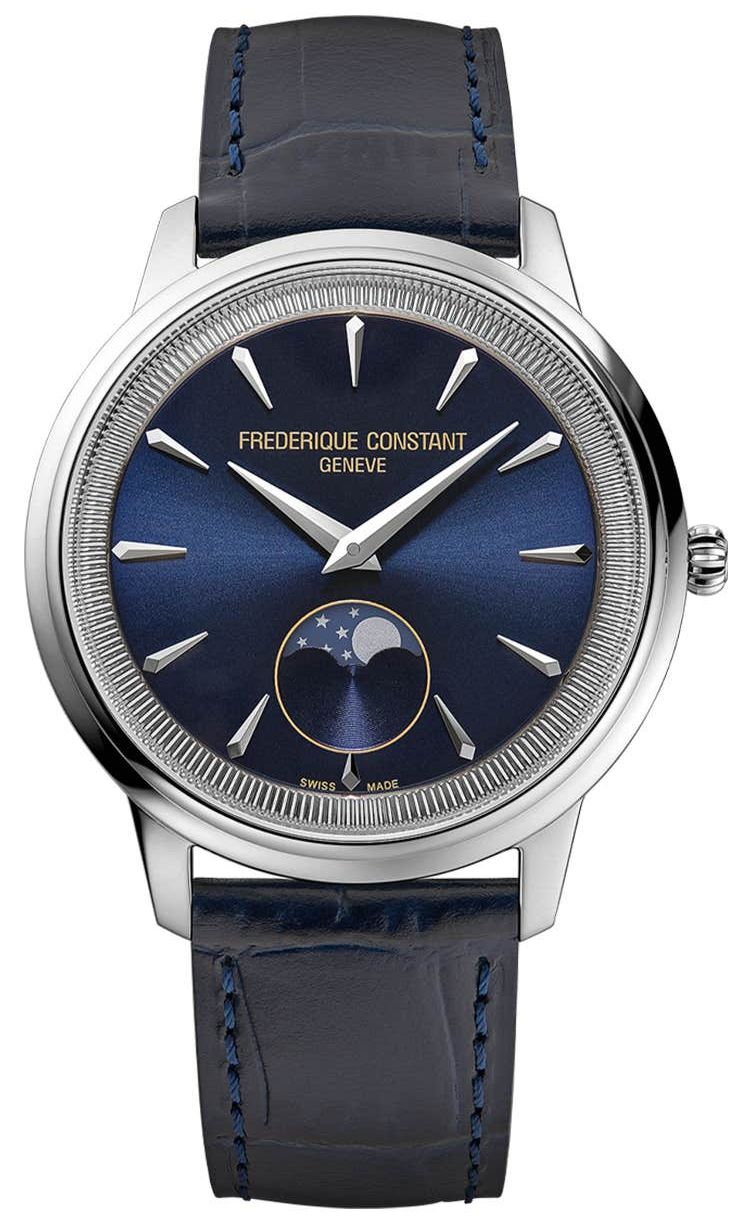 Frederique Constant Classics Moneta Mondphase (37 mm) blaues uhr-image-175044