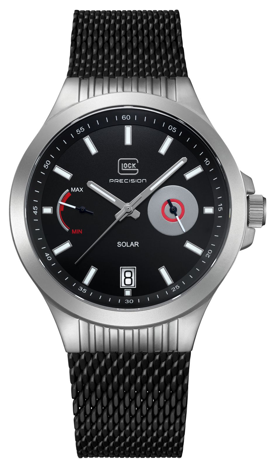 GLOCK Precision solaire Ã  cartouche (42 mm) avec montre