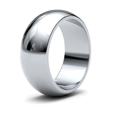 James Moore Wedding Rings | Palladium 500 | 8mm | Heavy | D-Shape | AG_8GHD-PD5