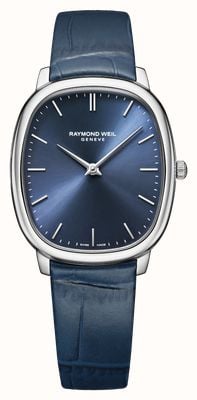 Raymond Weil トッカータ ヘリテージ クォーツ (31mm) ブルーサンレイダイヤル / ブルーレザーストラップ 5280-STC-50001