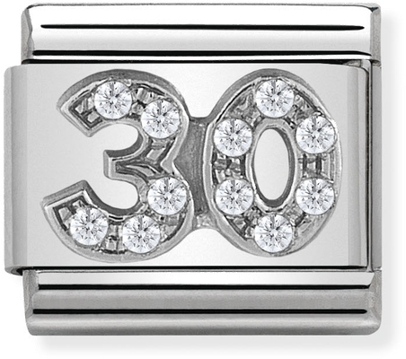 Nomination Classic 30 Sterling Silver & Steel Charm 330304/21
