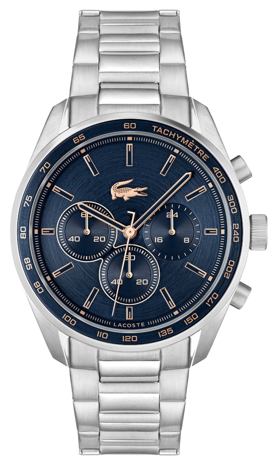 Lacoste homme Boston (42 mm) avec cadran bleu foncÃ© montre