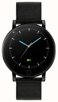 Reflex Active Multifunktions-Smartwatch der Serie 05 (42 mm), digitales Zifferblatt / schwarzes PVD-Edelstahlgewebe RA05-4024
