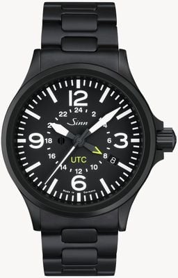 Sinn 856 s utc la montre de pilote avec protection contre les champs magnétiques et 856.020-BM8561202S
