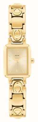 Coach Mostrador Mara (15,5 mm) dourado / pulseira em aço inoxidável com revestimento PVD dourado 14504672