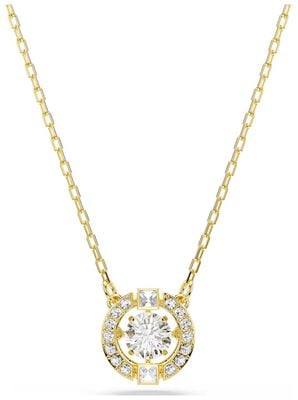 Swarovski Una Angelic pendant Necklace Mixed cuts, White, 18K gold finish 5758061