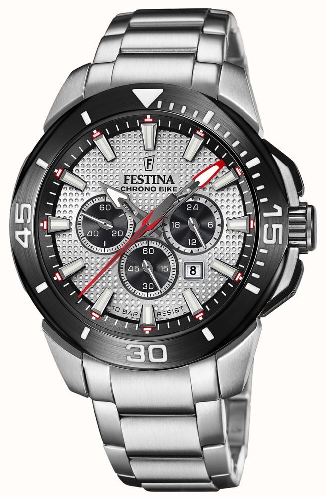 Festina クロノバイク 2022 シルバー文字盤/ステンレススチール F20641/1