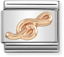 Nomination Classic Treble Clef Steel Charm 430106/13