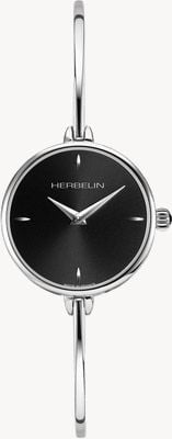 Herbelin FIL Women's Black Dial Stainless Steel Bracelet 17206/B14