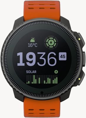 Suunto Orologio multisport da avventura solare verticale (49 mm) canyon nero SS050987000