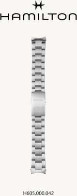 Hamilton Straps スチール製ウォッチ ブレスレット付き            ブレスレットのみ H695000042