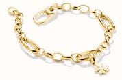 Thomas Sabo Gold Plated Charm Bracelet – Connect C1203-S02-39-L19 - vista alternativa 2