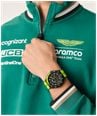 Aston Martin Aramco Formula One™ Team PIT W Quartz Multifunction (46mm) Black Dial / Yellow Silicone Strap MTFP1F502 - alternative Ansicht 5