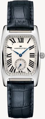 Hamilton American Classic Boulton Small Second Quartz (27.3mm) White Dial / Dark Blue Leather Strap H13421611