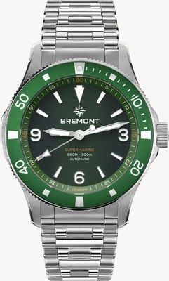 Bremont Supermarine 300M Automatic (40mm) Green Gradient Dial / Stainless Steel Bracelet SM40-ND-SS-GN-B