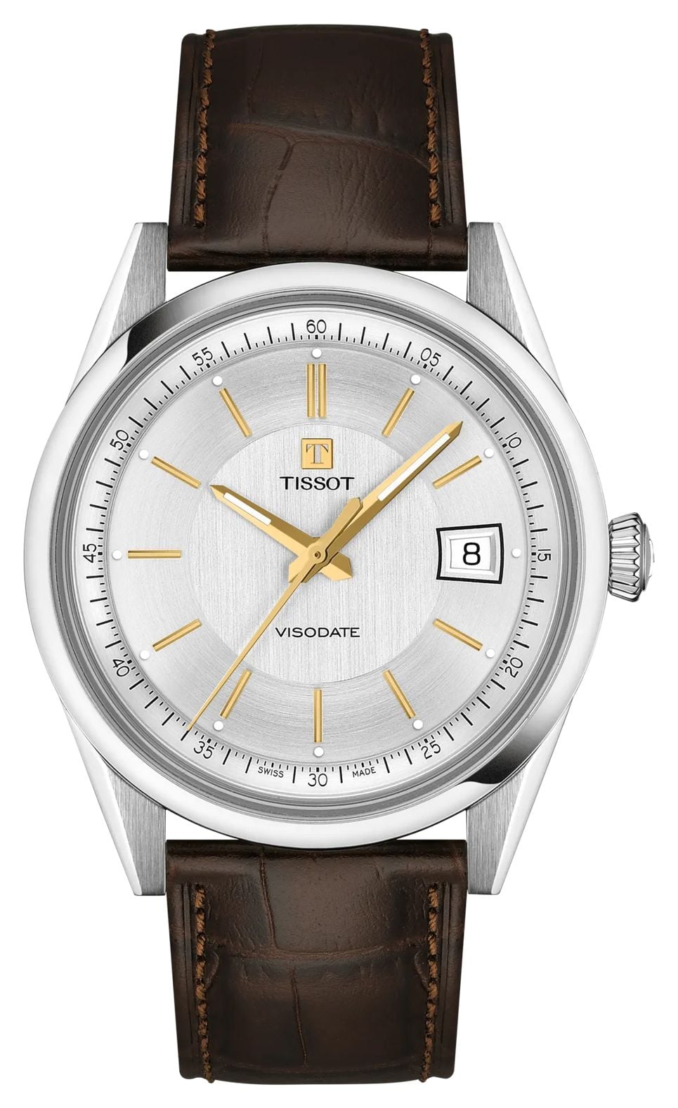 Tissot Visodate Powermatic 80 (39 mm), cadran argentÃ© / montre