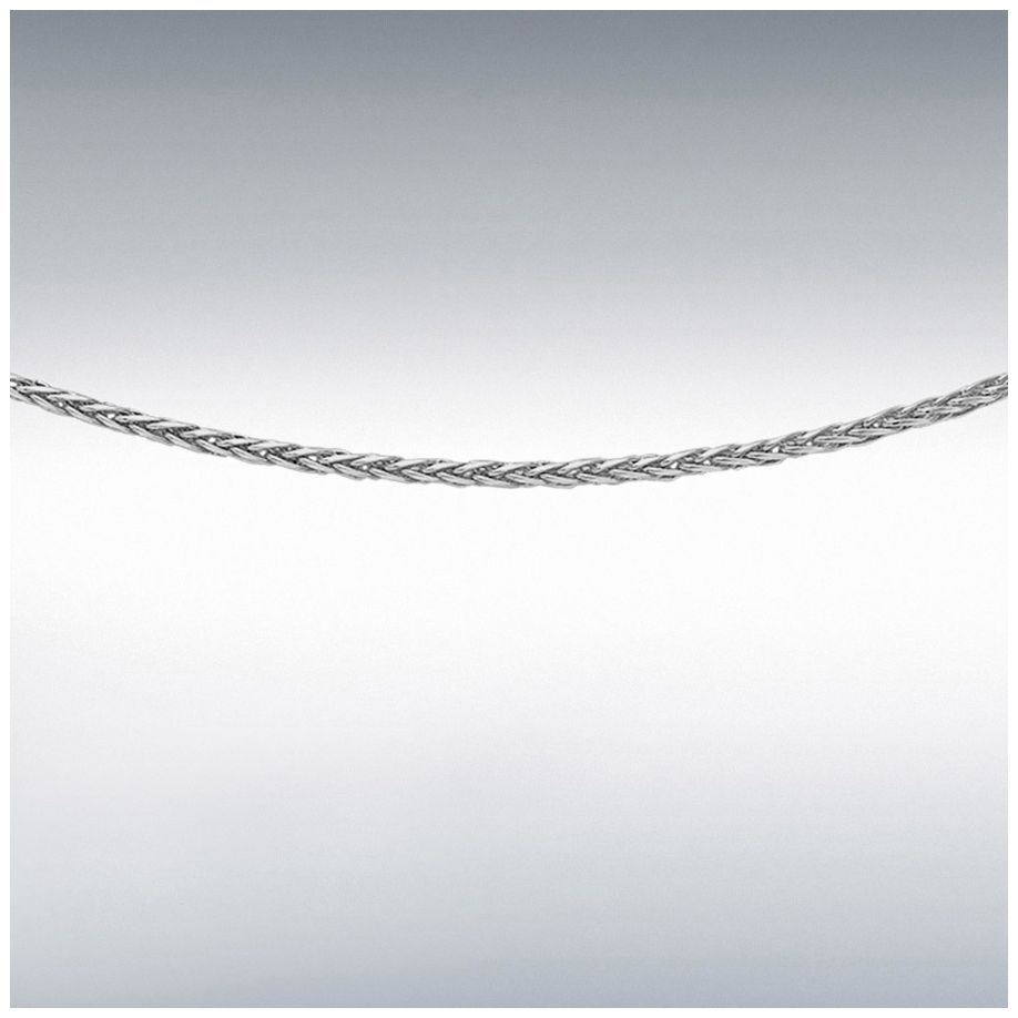James Moore & Co 9ct White Gold 25 Spiga Chain 46cm/18" 5.19 Jewellery