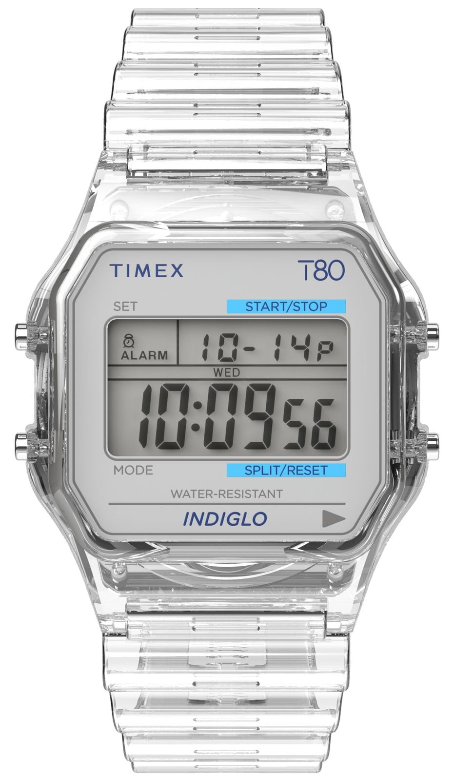 Timex T80 Indiglo Alarme Chrono (34 mm) affichage numÃ©rique montre