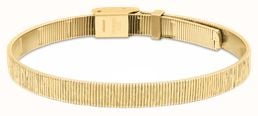 Calvin Klein Sophisticated Textured Gold - Tone Bracelet 35001008