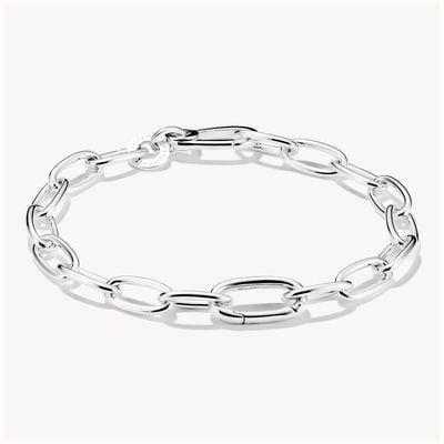Thomas Sabo Charm Bracelet With Connect Link Silver C1204-001-21-L19