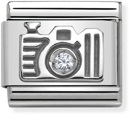 Nomination Classic Camera Sterling Silver & Steel Charm 330311/06