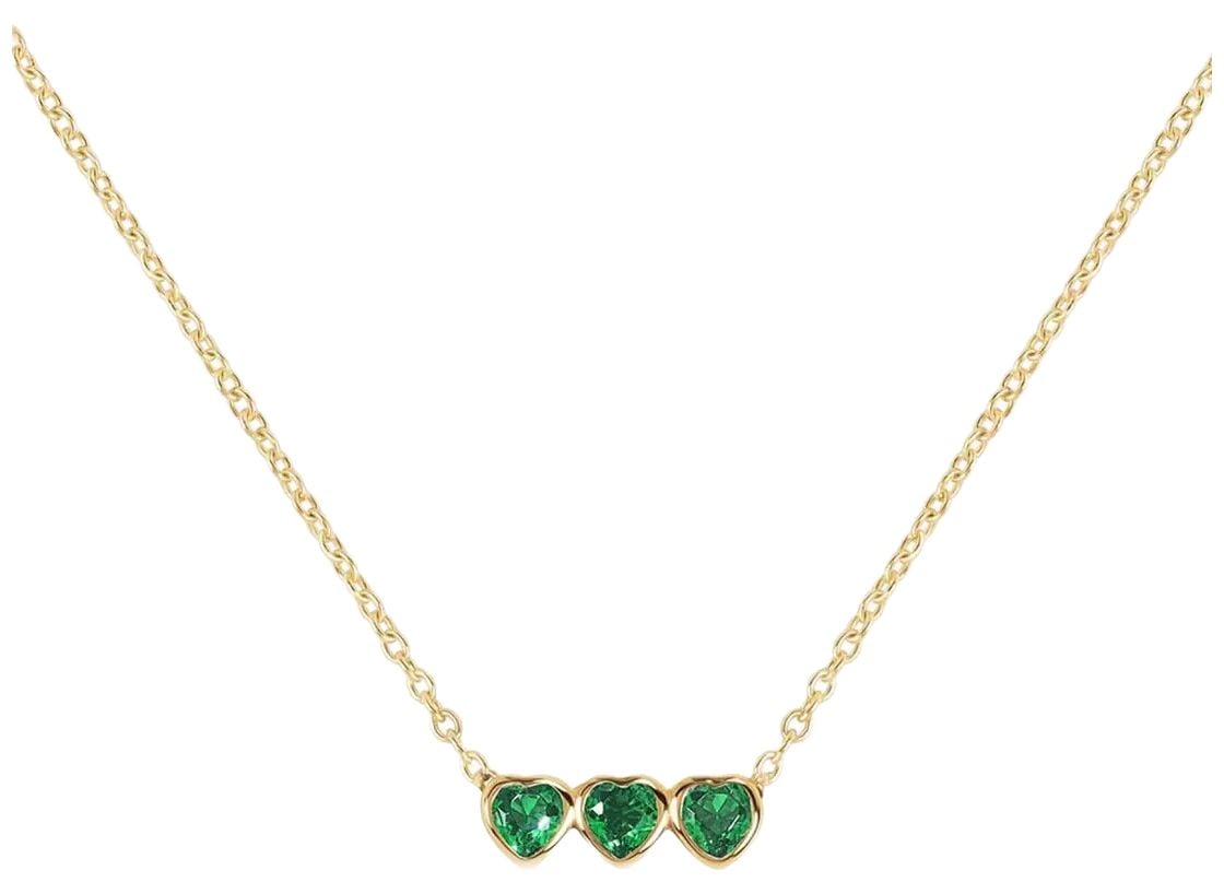 Radley Sterling Silver Gold Plated Triple Heart Jewellery