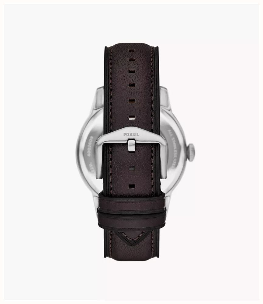 Fossil Townsman 44 mm Automatic Brown Leather ME3299 - widok alternatywny 2