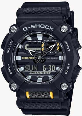 Casio G-szok | ciężki | czas światowy | czarna żywica GA-900-1AER