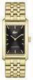 Lacoste Santiago Gold Plated Black Dial Watch 2011530