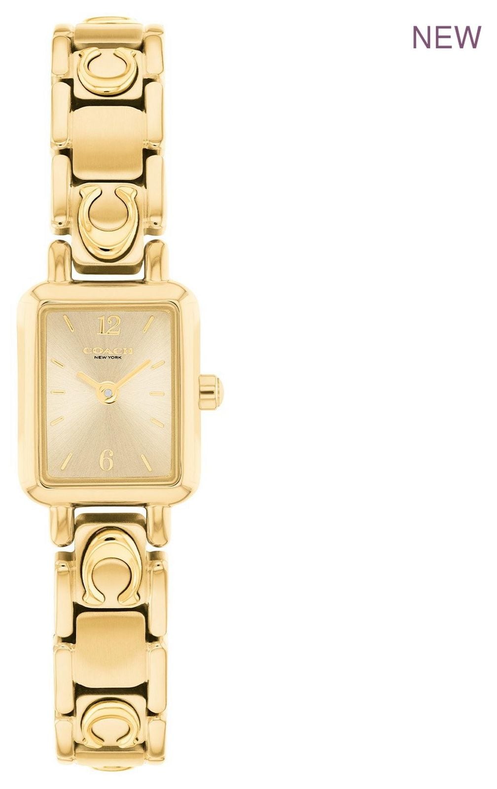 Coach Mara (15,5mm) cadran or / bracelet en acier montre