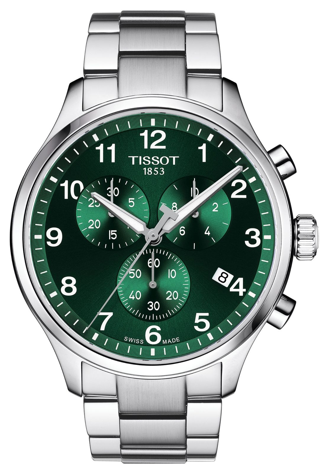 Tissot Chrono xl classic (45mm) cadran vert / acier montre