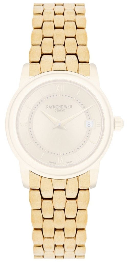 Raymond Weil Bracelet Tango en acier inoxydable plaquÃ© or montre
