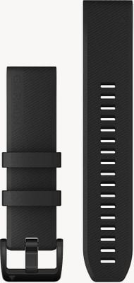 Garmin Quickfit 22 Armband nur schwarz mit schwarzem Edelstahl 010-12901-00