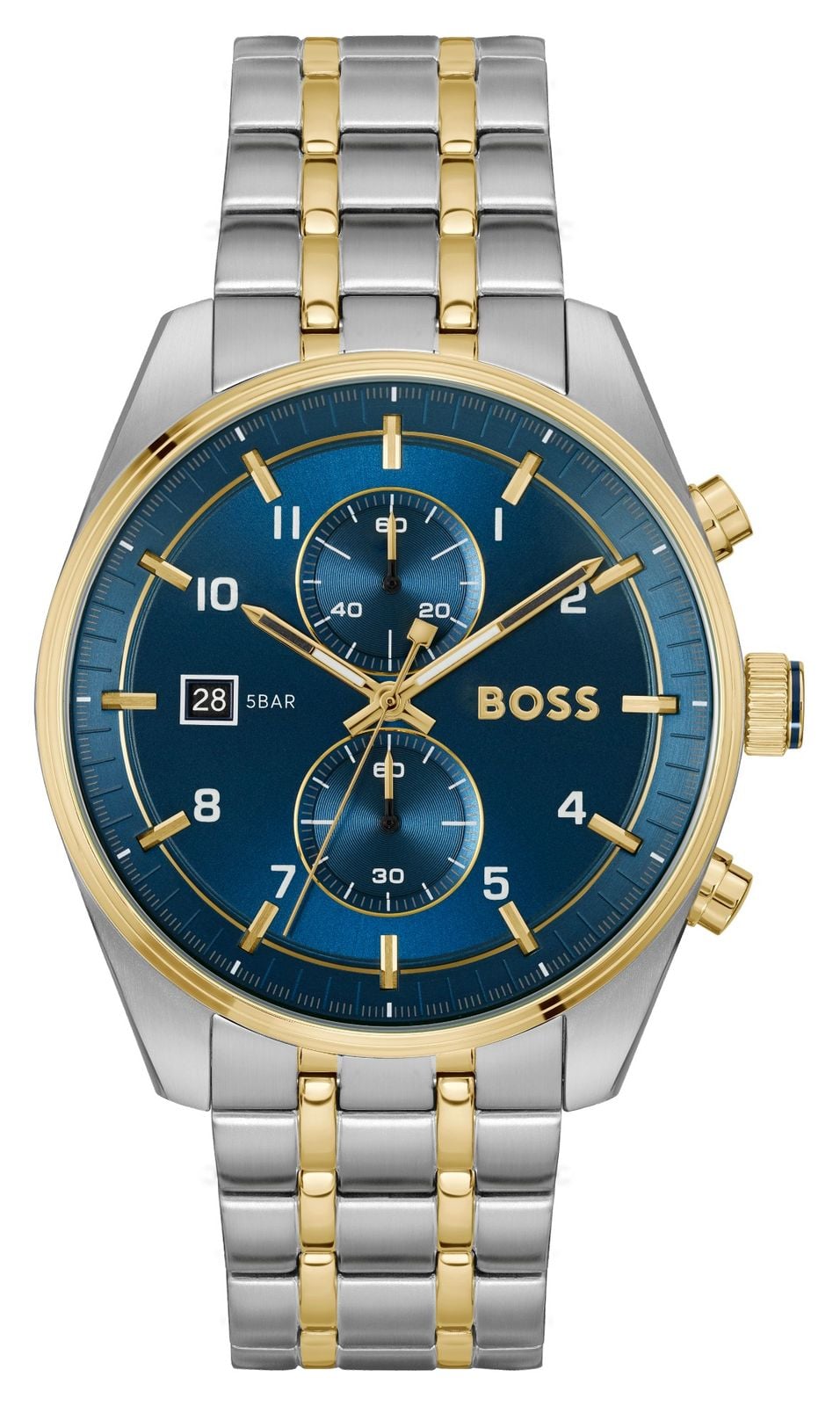 BOSS Chronographe Skytraveller (44 mm) cadran bleu / montre
