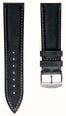 Duckworth Prestex Black Horween Genuine Leather Strap - 20mm HORWEEN-BLACK-20