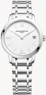 Baume & Mercier | Women's Classima | Stainless Steel Bracelet | White Dial | 10335