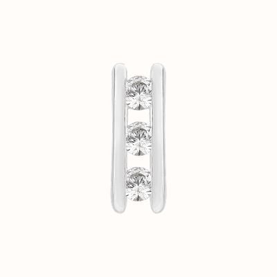 Perfection Crystals Channel Set Trilogy Pendant (0.25ct) P4048-SK